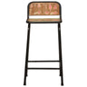 Taburetes De Barra 4 Uds 46x35,5x80 Madera Maciza Reciclada