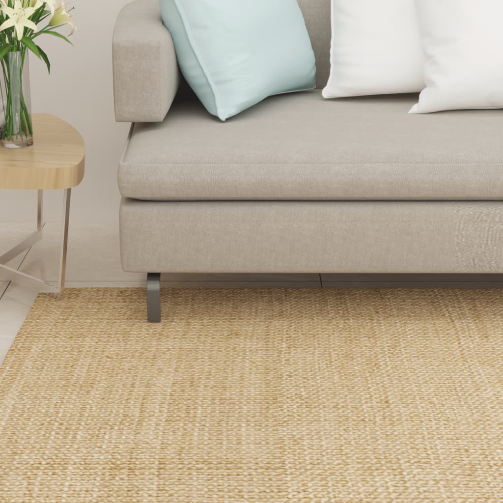 Alfombra De Sisal Natural 66x100 Cm / Vetonek_1