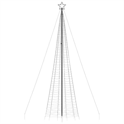 Vidaxl Árbol De Navidad Led Con Estacas 1534 Leds Colores 500 Cm_3