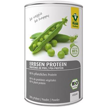 Proteína de ervilha orgânica em pó Raab, 300 g