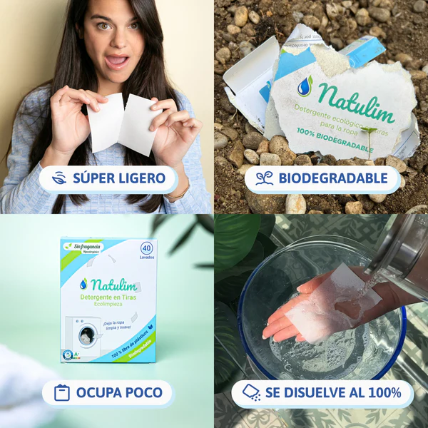 Pack Caja Detergente 20 lavados Natural + Perlas Floral
