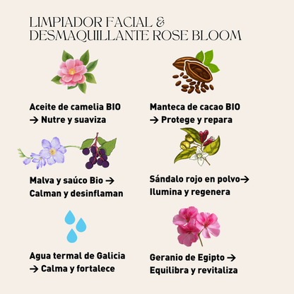 Limpiador Y Desmaquillante Bio Para Todo Tipo De Pieles, Rose Bloom_4
