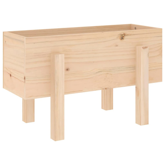 Jardinera Madera Maciza De Pino 62x30x38 Cm_0