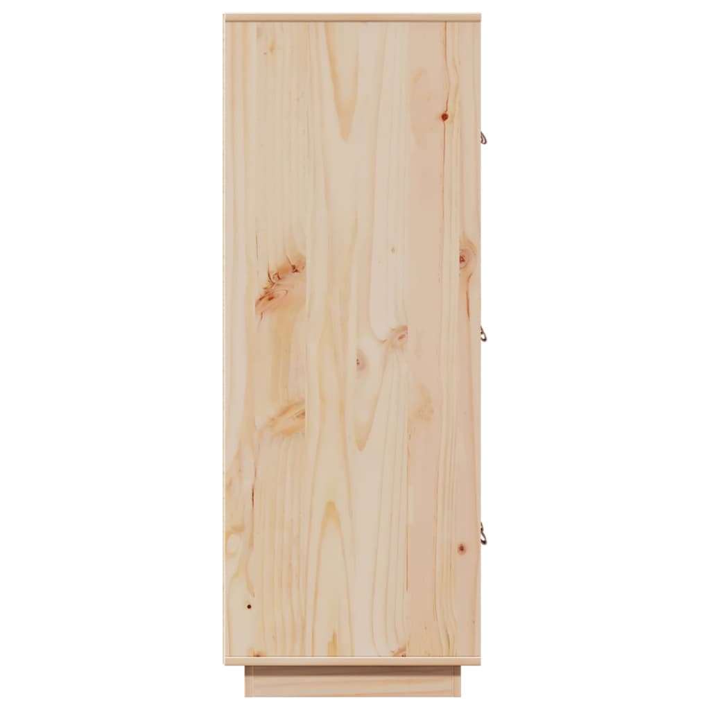 Aparador De Madera Maciza De Pino 67x40x108,5 Cm / Vetonek_0