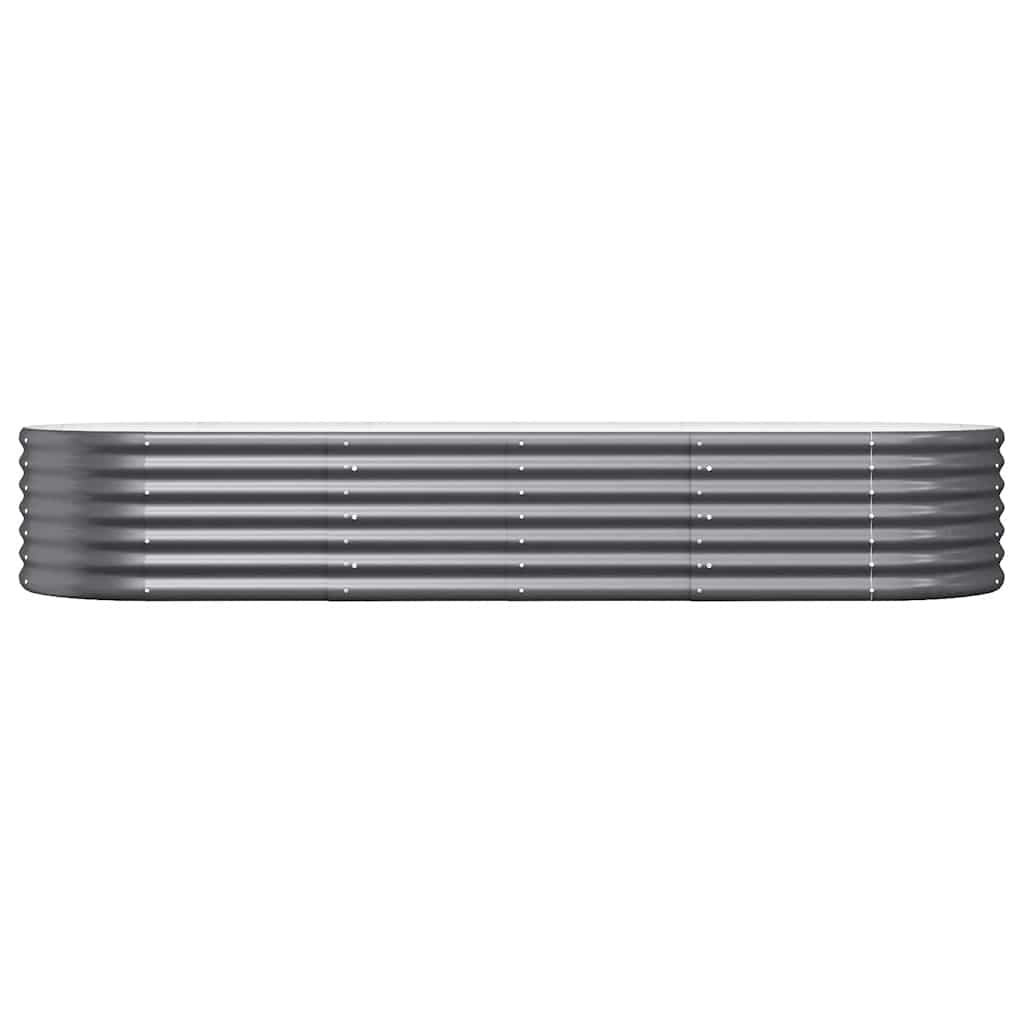 Jardinera Arriate Acero Galvanizado Antracita 224x80x36 Cm_2