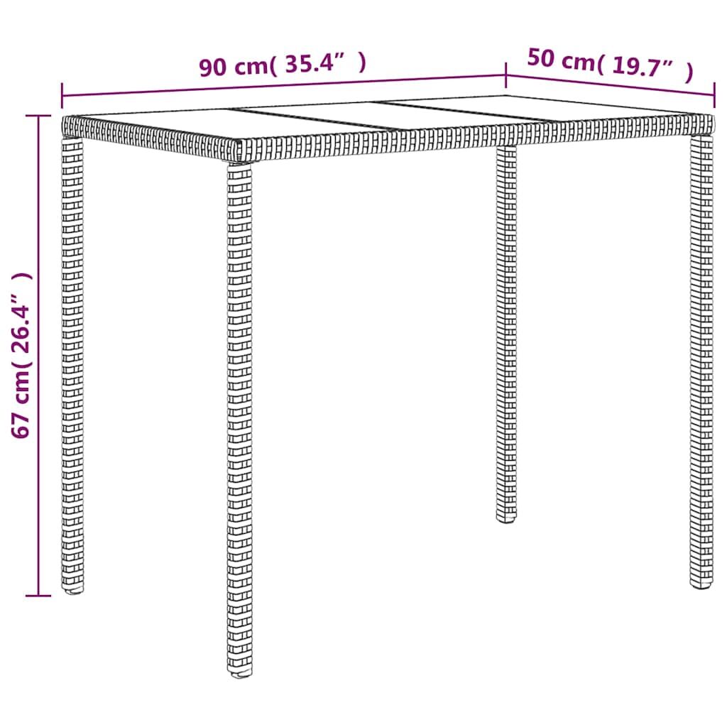 Vidaxl Set Muebles De Jardín 6 Piezas Y Cojines Ratán Sintético Marrón_2