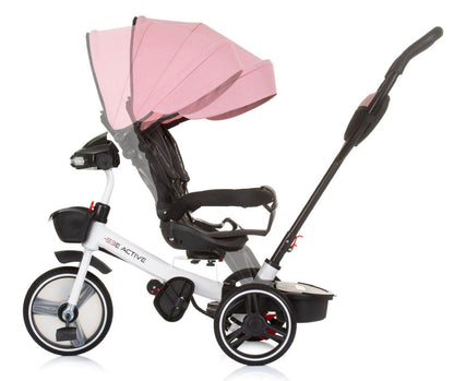 Triciclo Con Capota Y Mango Parental Be Active Pink Linen_3