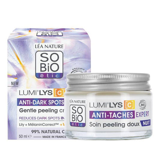 LUMI'LYS [C] CREME DE NOITE ANTI-MANCHAS EXPERT PEELING, SO'BIO, 50 ml