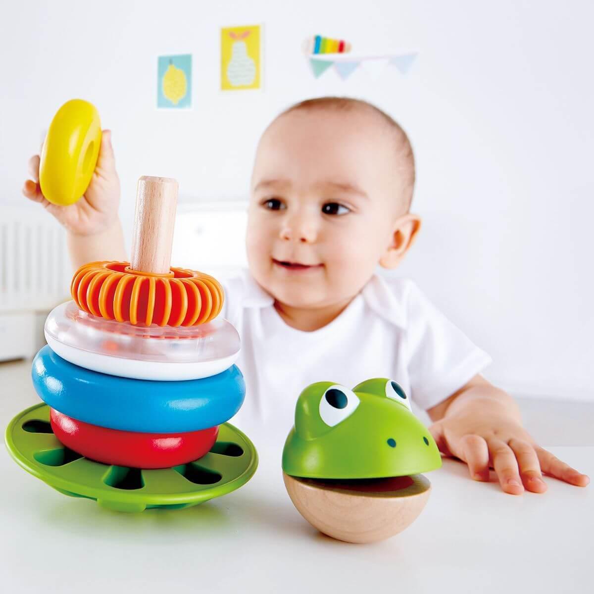 Anillos Apilables Mr Frog Hape_3