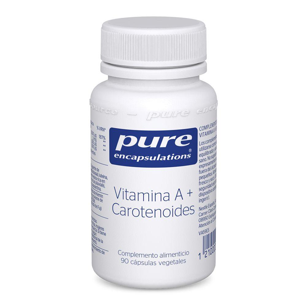 Vitamina A+ Carotenoides 90 cápsulas Pure Encapsulations