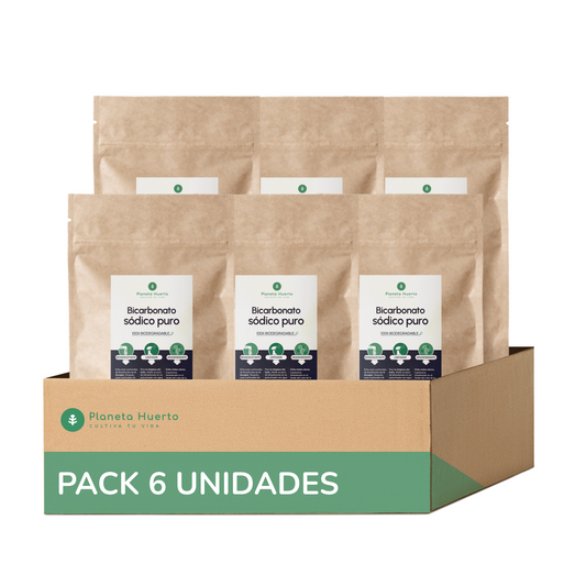 Pack 6xBicarbonato de Sódio Planeta Huerto 1 Kg