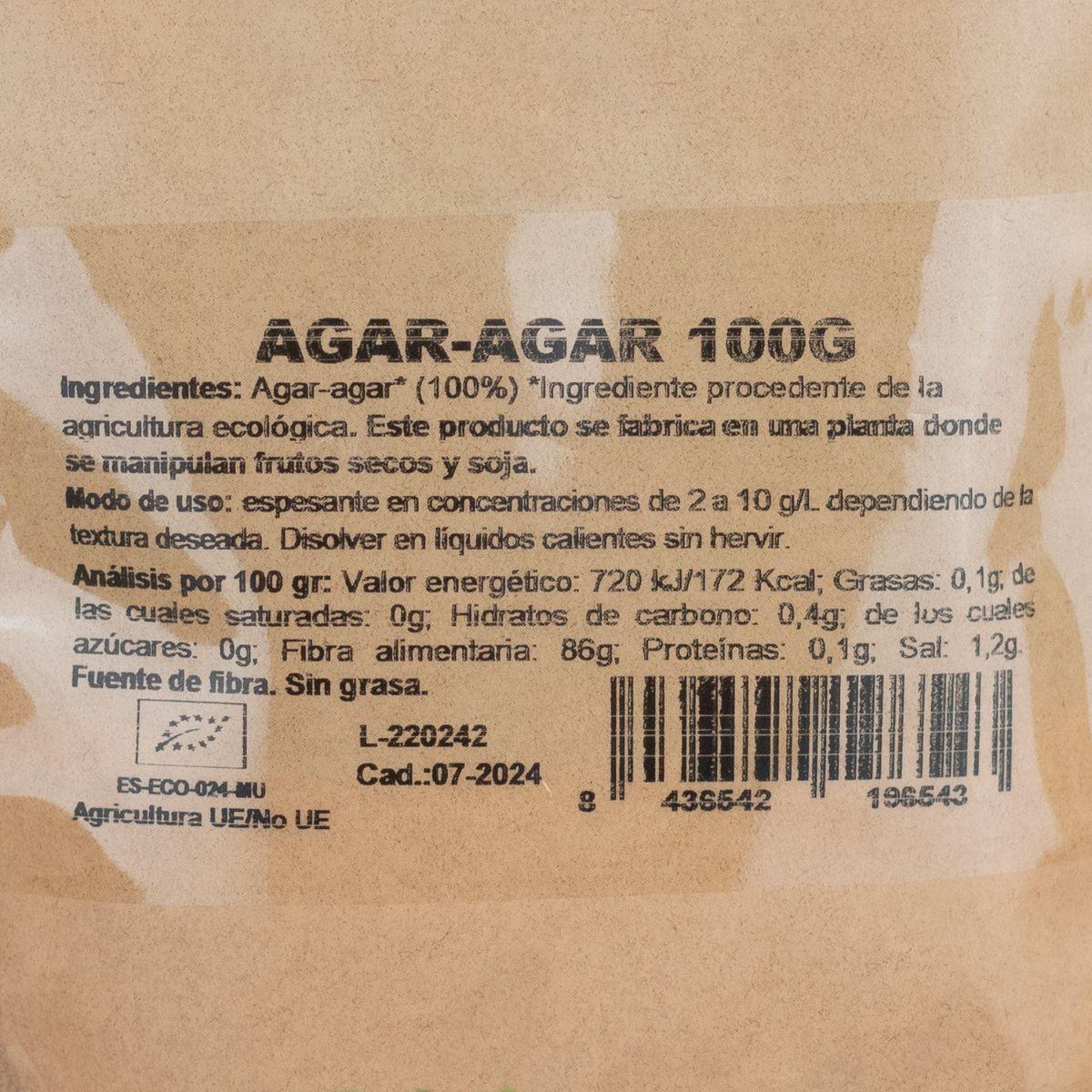 Bio Agar Agar em pó NaturGreen 100 g