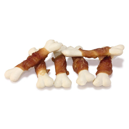 Petisco natural para cães: Ossos de pato com cálcio Arquivet 100g
