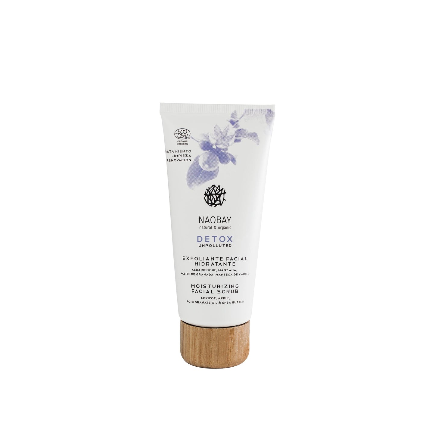 Esfoliante facial hidratante Naobay 85 ml