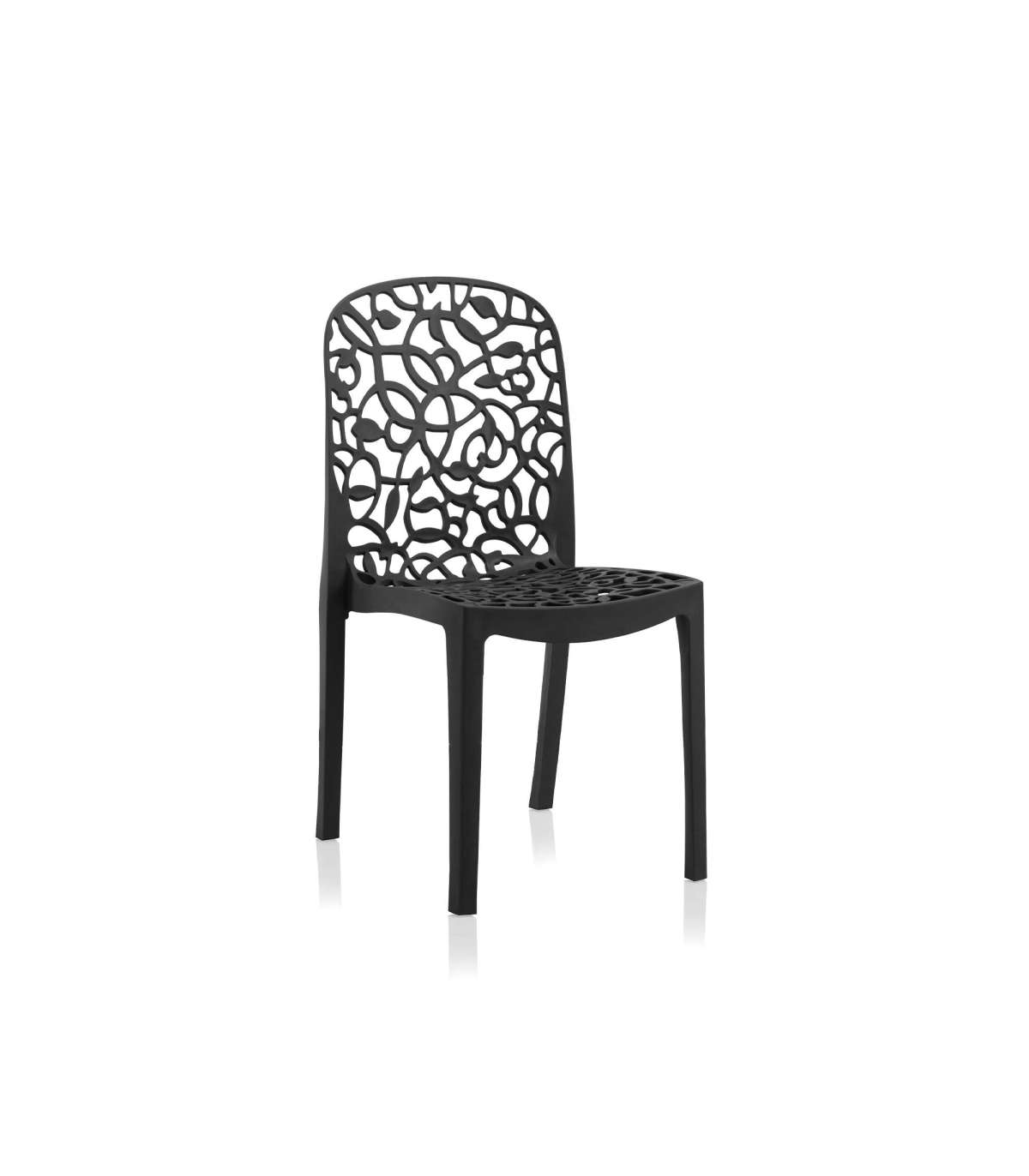 Pack De 6 Sillas Para Terraza O Jardín Modelo America Acabado Antracita._0