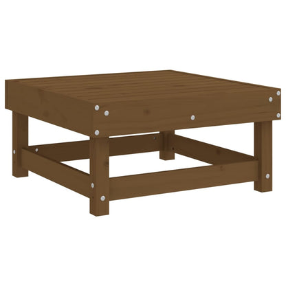 Vidaxl Juego De Muebles Jardín 4 Pzas Madera Maciza Pino Marrón Miel_4