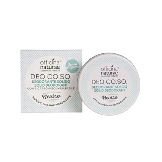 Desodorizante Sólido Neutro CO.SO. 50 ml Orgânico Vegan Officina Naturae