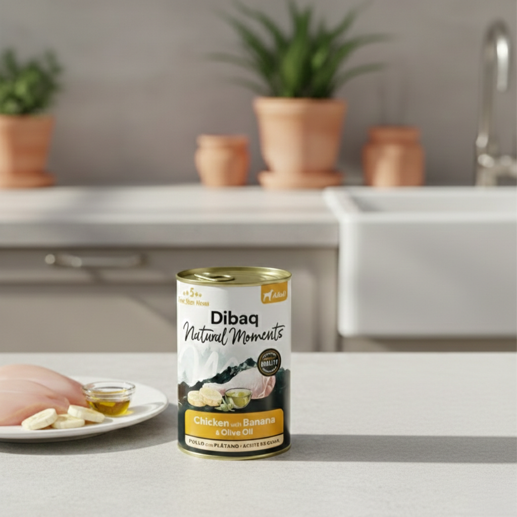 Dibaq Natural Moments Adulto Pollo Con Plátano, 12 Latas X 380gr_3