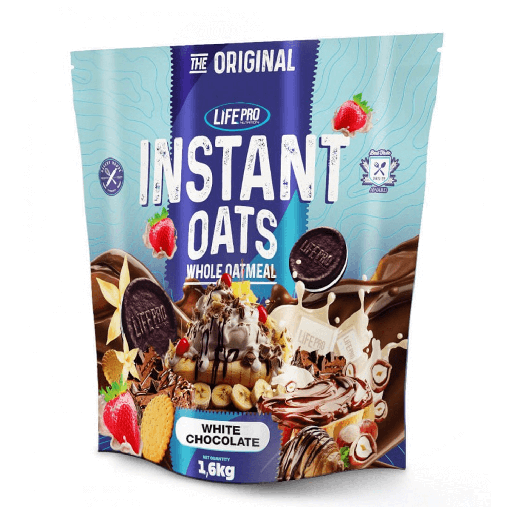 Instant Oats (harina De Avena) - 1,6kg - Chocolate Blanco - Avena - Lifepro_0