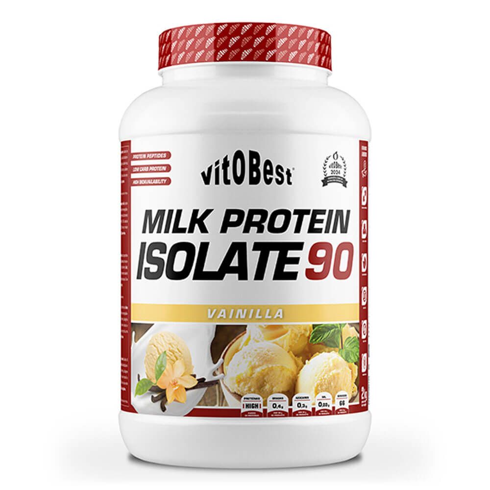Milk Protein Isolate 90 - 2kg - Vainilla - Proteína De Aislado De Suero Isolate - Vitobest_0