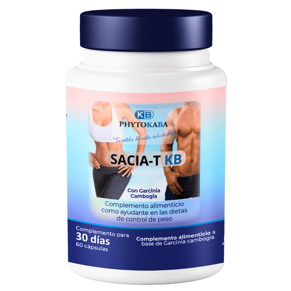 Sacia-t Kb 60 Cápsulas A Base De Garcinia Cambogia