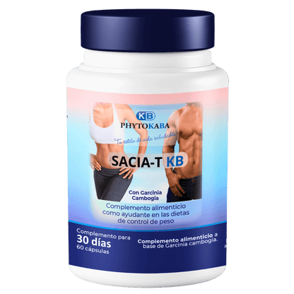 Sacia-t Kb 60 Cápsulas A Base De Garcinia Cambogia