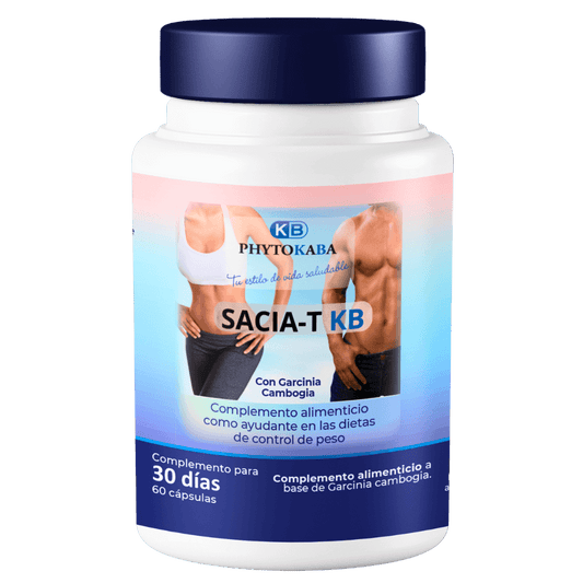 Sacia-t Kb 60 Cápsulas A Base De Garcinia Cambogia_0