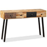 Mesa Consola De Teca Maciza Reciclada 120x30x76 Cm