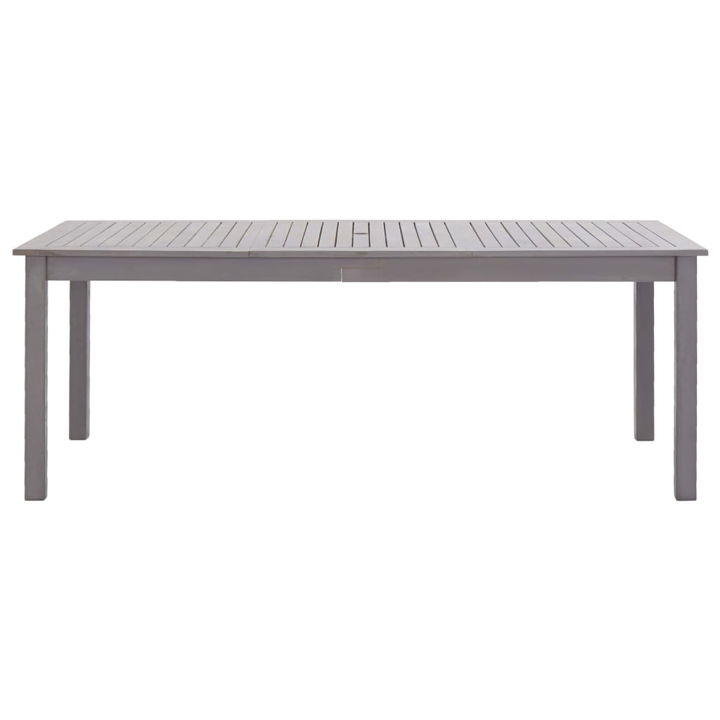 Vidaxl Set De Comedor De Jardín 7 Piezas Madera Maciza De Acacia Gris_3