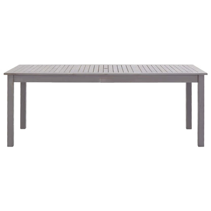 Vidaxl Set De Comedor De Jardín 7 Piezas Madera Maciza De Acacia Gris_3