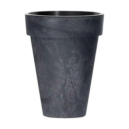 Maceta Cube Slim Beton Effect 12l., Con Depósito, Dimensiones (mm) 276x276x349, Color Antracita_0