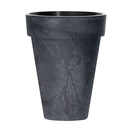 Maceta Cube Slim Beton Effect 12l., Con Depósito, Dimensiones (mm) 276x276x349, Color Antracita_0