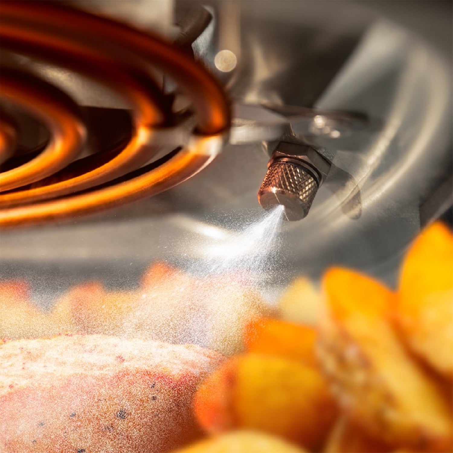 Freidora De Aire Sin Aceite De 5 L Cecofry Neon 5000 Air Fryer. 1500w, Spray De Agua, Ventana, Luz Interior, Tecnología Perfectcook, 10 Menús, Panel_4