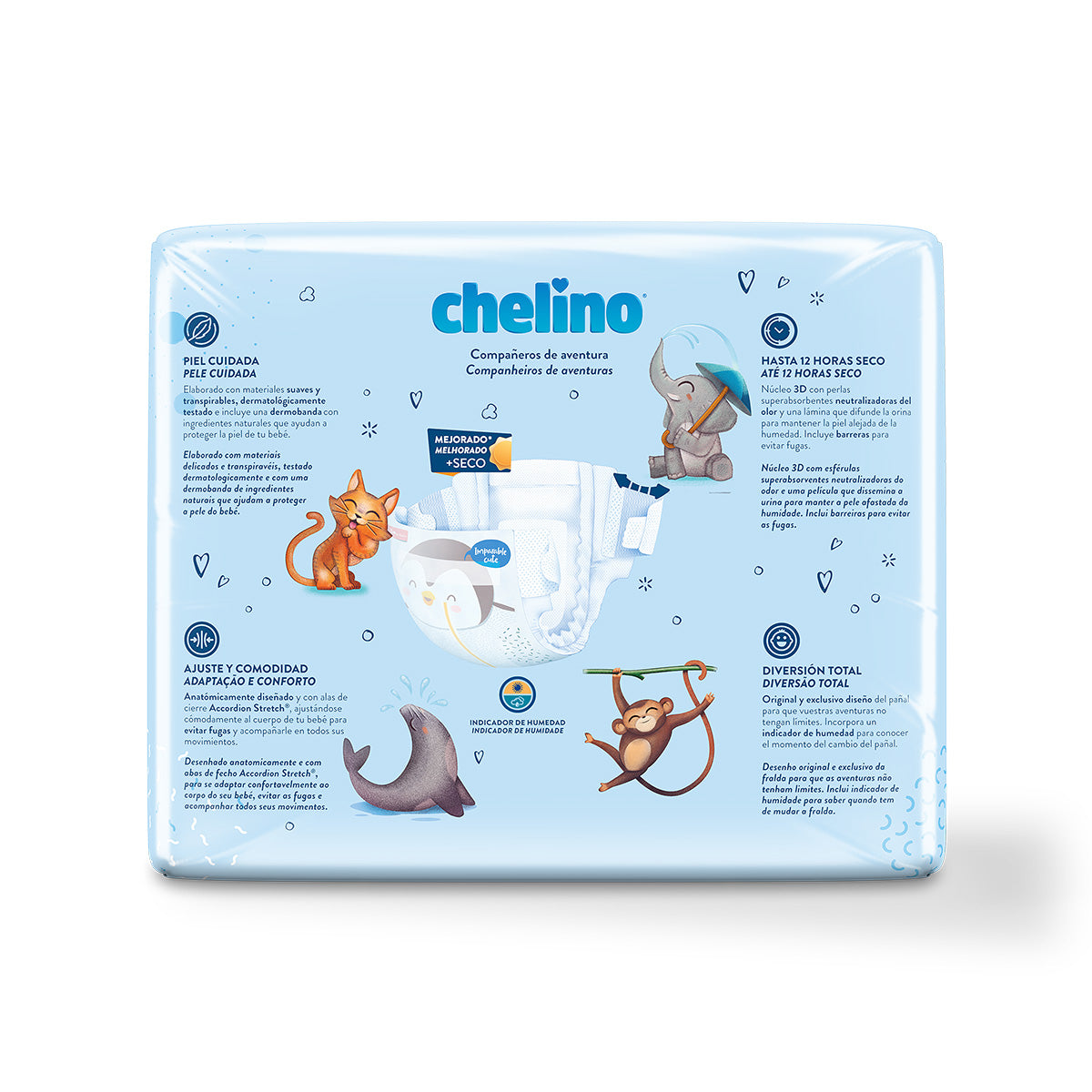 FRALDA CHELINO T5 Steps (13-18Kg) 30 unidades