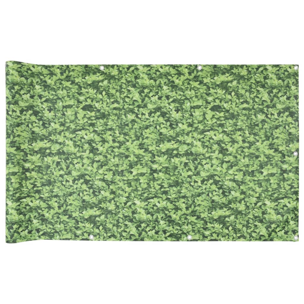 Pantalla De Privacidad De Balcón Pvc Plantas Verde 800x75 Cm / Vetonek_0