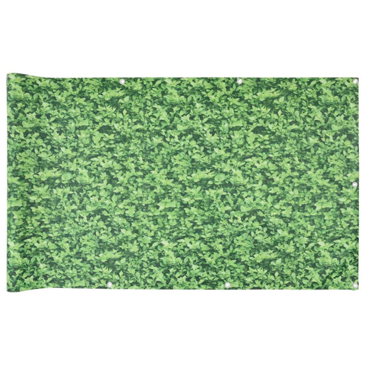 Pantalla De Privacidad De Balcón Pvc Plantas Verde 800x75 Cm / Vetonek_0