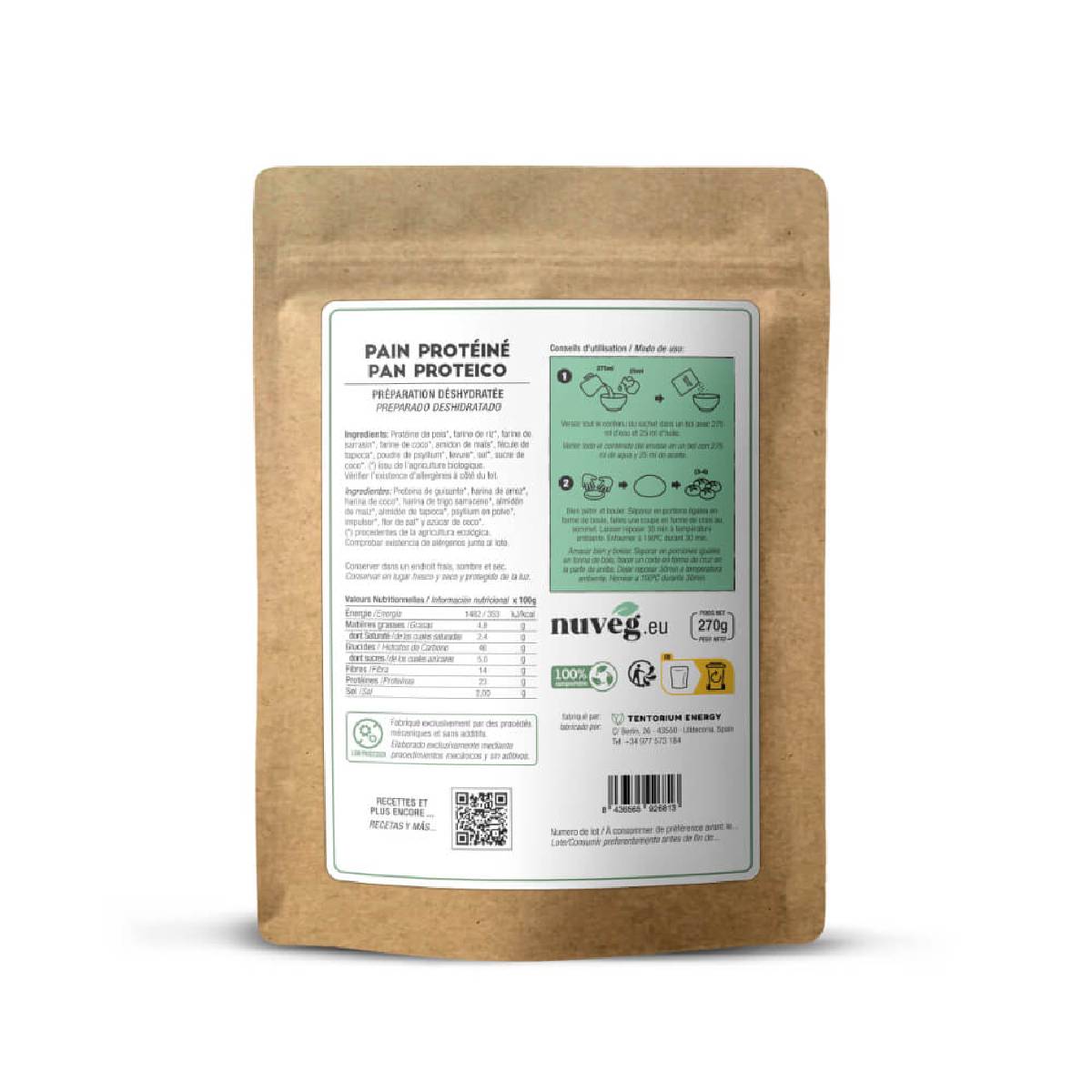 Pão Proteína Eco Nuveg 270g