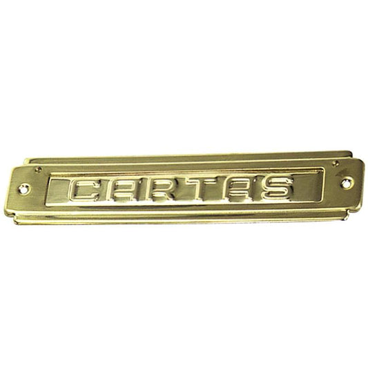 Placa Buzón Latón Pulido_image_1