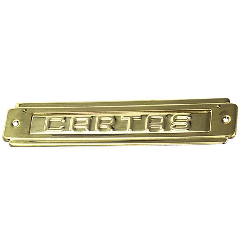 Placa Buzón Latón Pulido_0