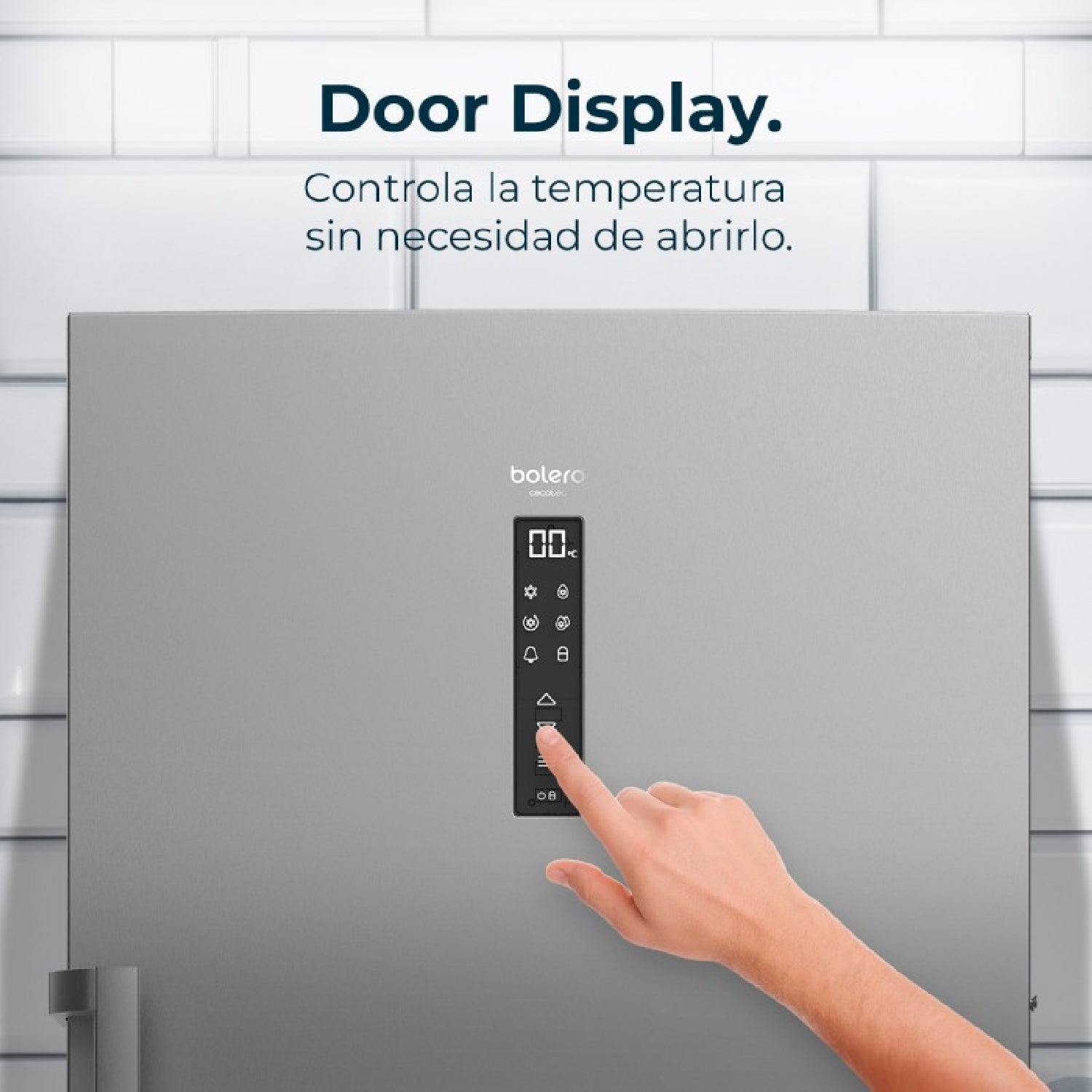 Cecotec Congelador Vertical Congelador Bolero Coolmarket Uf 380 Inox D_2