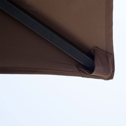 Outsunny Pabellón De Jardín Con Doble Techo 245x148 Cm 2 Estantes_4