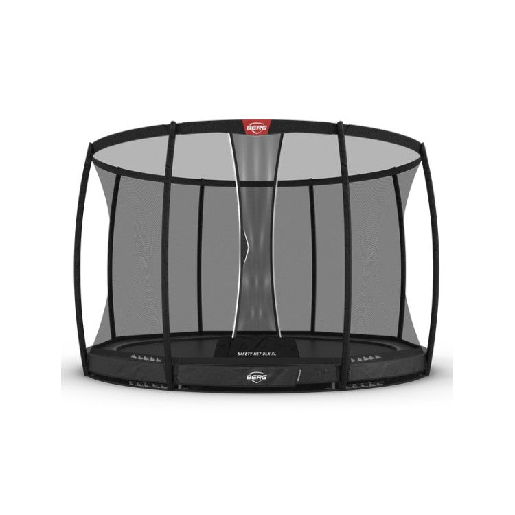 Cama Elastica Berg Inground Champion 430 + Red Deluxe Gris Safety Net Deluxe Xl._1