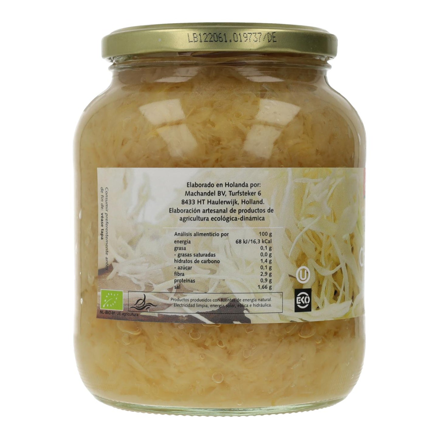 Chucrute Orgânico Demeter Machandel