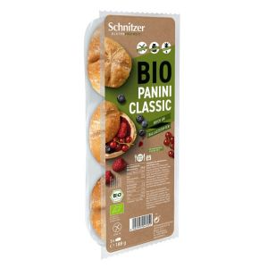 Pãezinhos panini clássicos sem glúten Schnitzer 188 g