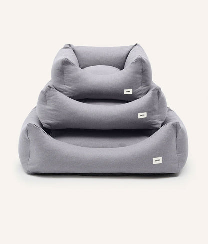 Cafide Cama De Material Reciclado Para Perro Con Tejido Basic Gris. Modelo Snozy._4