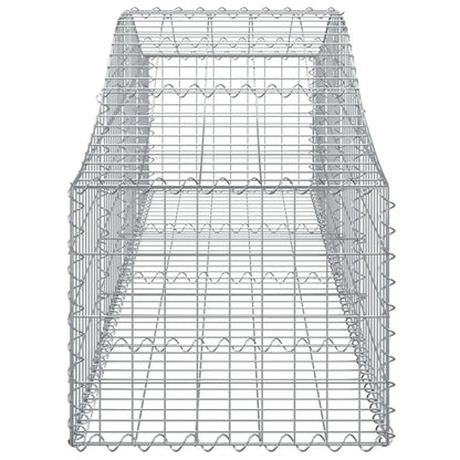 Cestas Gaviones 15 Uds Forma De Arco Hierro 200x50x40/60 Cm_4