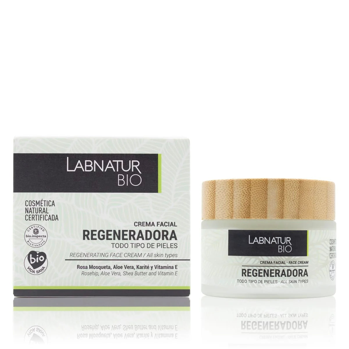 Crema Facial Regeneradora Bio 50 Ml | Aloe Vera Ecológico | Repara Y Nutre | Hidratación Antiedad_0