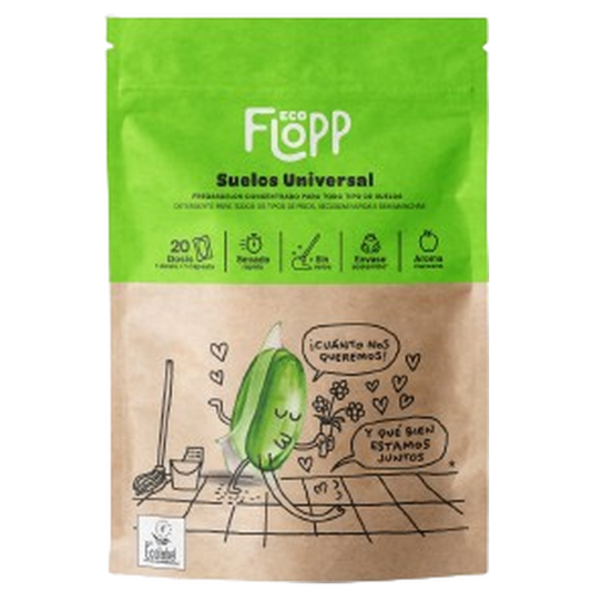 Produto de limpeza de pavimentos universal ECO Flopp 20 cápsulas