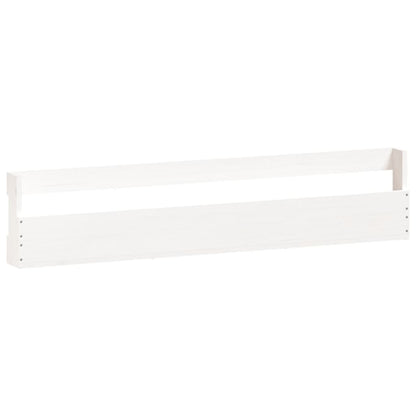 Estantes Zapatos De Pared 2 Uds Madera Pino Blanco 110x9x23cm / Vetonek_3