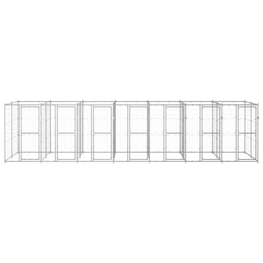 Perrera De Exterior De Acero Galvanizado 16,94 M²_0